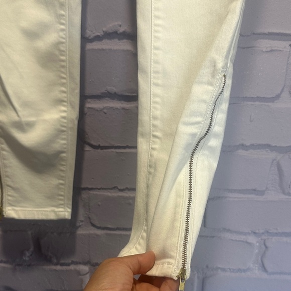 NEW Elegant Cream Skinny Jeans for Women size 8 - Picture 3 of 8